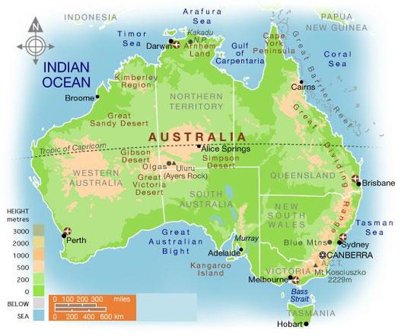 Map Of Australia ?1488149506